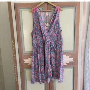 Anthropologie Plenty by Tracy Reese | Printed Botanical Wrap Dress. Size 3X. NWT